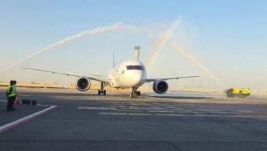 أولى رحلات طيران الرياض