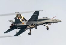 المقاتلة الاسبانية (EF-18 Hornet)